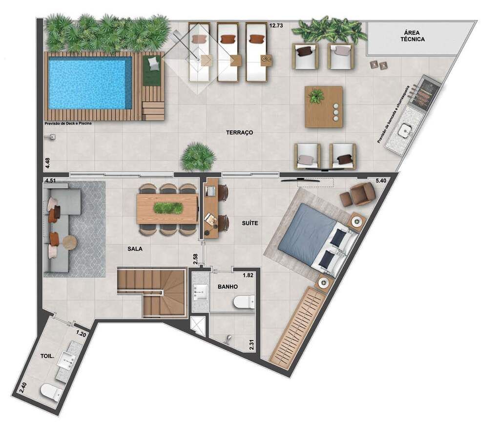 Cobertura à venda com 3 quartos, 200m² - Foto 41