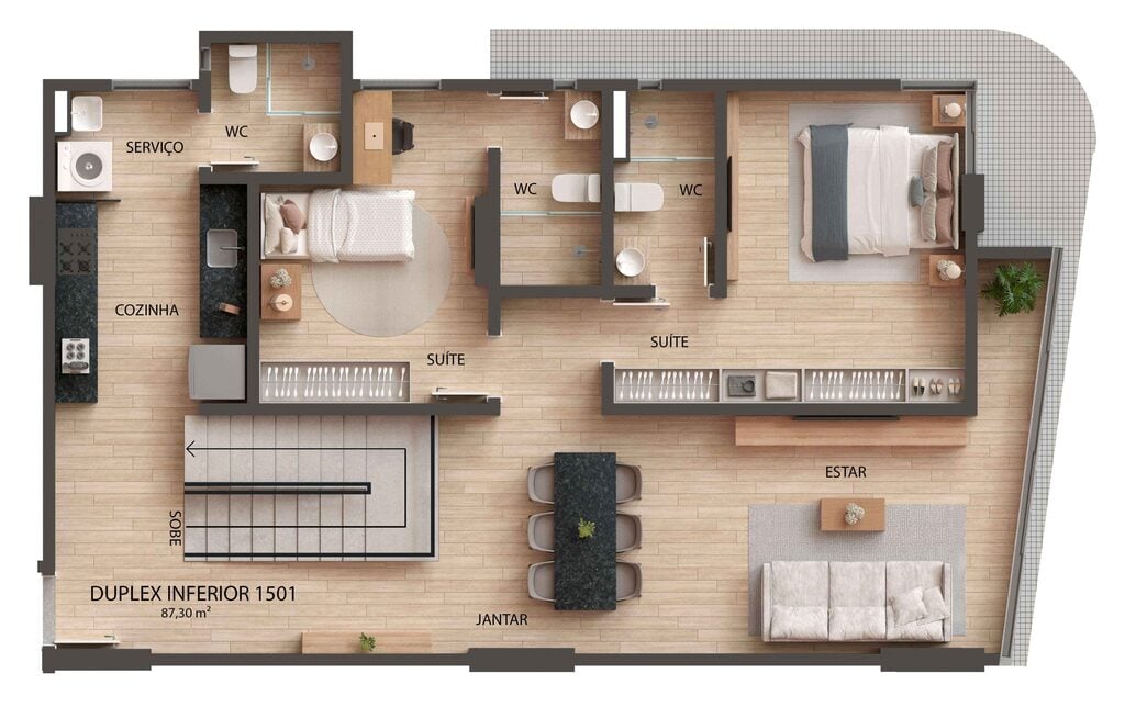 Apartamento à venda com 3 quartos, 7944m² - Foto 25