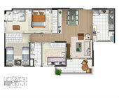 Apartamento à venda com 2 quartos, 118m² - Foto 7