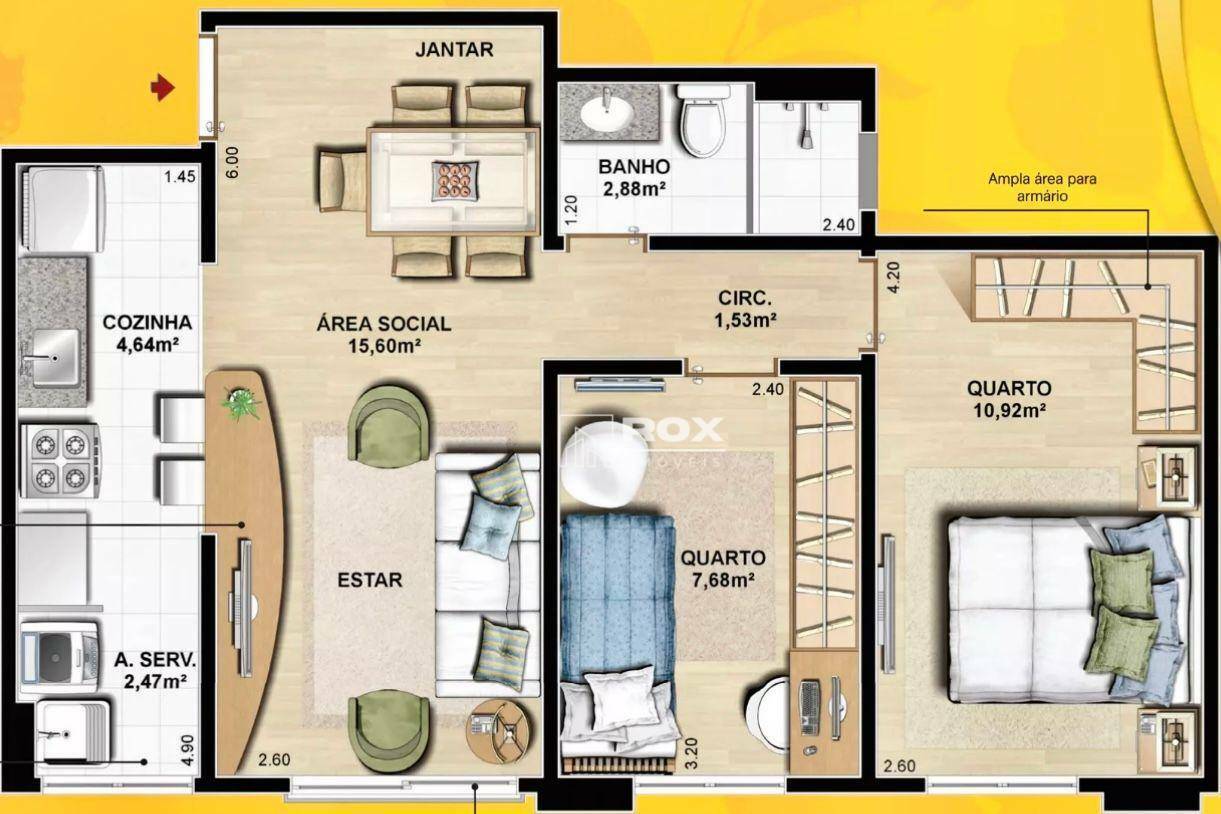 Apartamento à venda com 2 quartos, 53m² - Foto 31