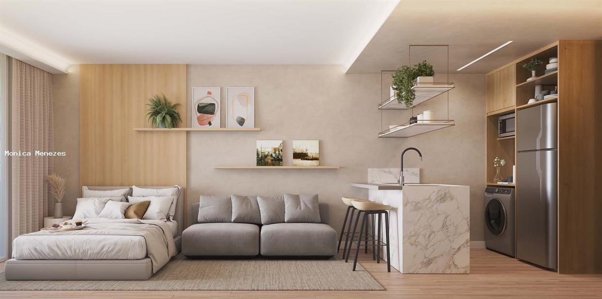 Apartamento à venda com 1 quarto, 35m² - Foto 4