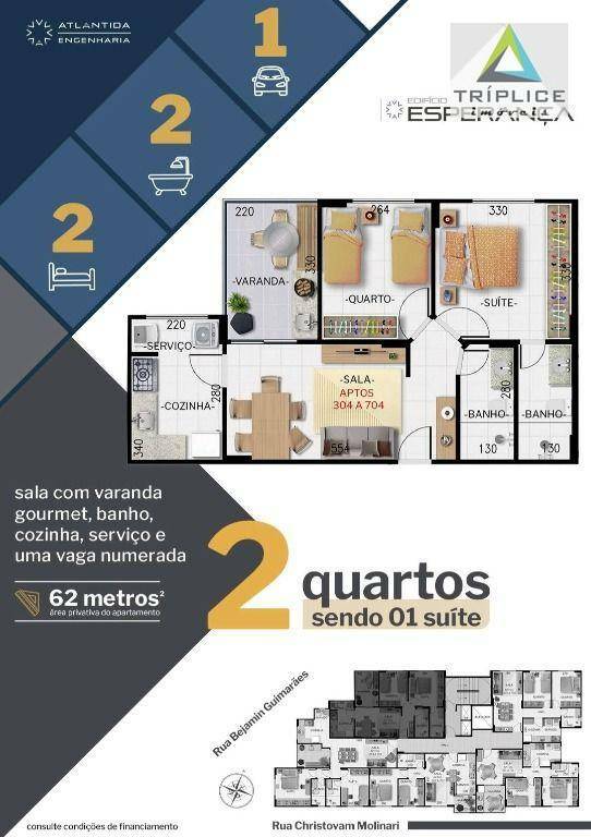 Apartamento à venda com 2 quartos, 70m² - Foto 7