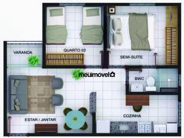 Apartamento Lançamentos com 2 quartos, 47m² - Foto 28