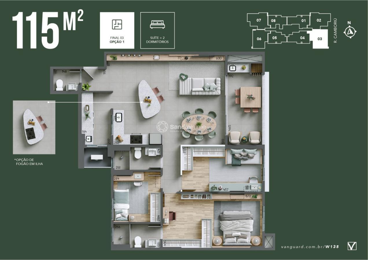 Apartamento à venda com 3 quartos, 115m² - Foto 21