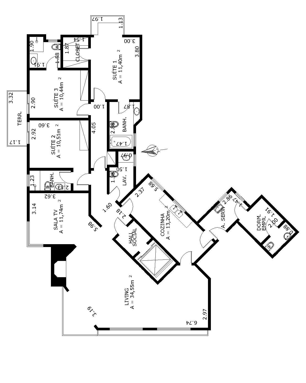 Apartamento à venda com 4 quartos, 272m² - Foto 2