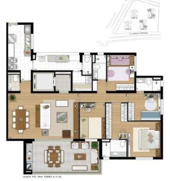 Apartamento à venda com 3 quartos, 168m² - Foto 6