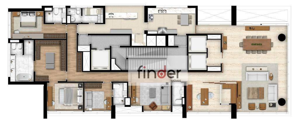 Apartamento à venda com 4 quartos, 314m² - Foto 12