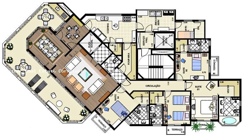 Apartamento à venda com 3 quartos, 260m² - Foto 23