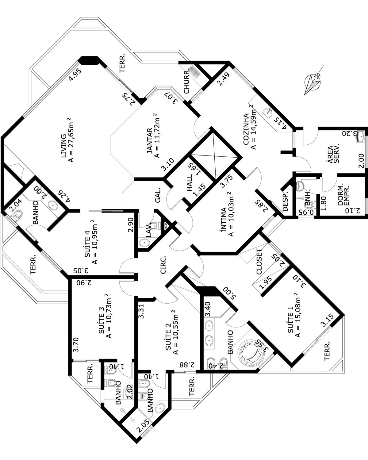 Apartamento à venda com 4 quartos, 380m² - Foto 7