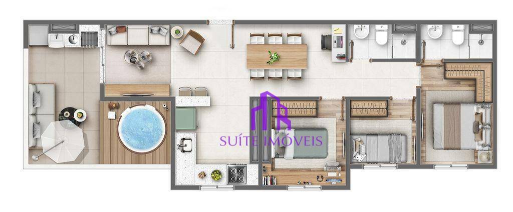 Apartamento à venda com 3 quartos, 127m² - Foto 26