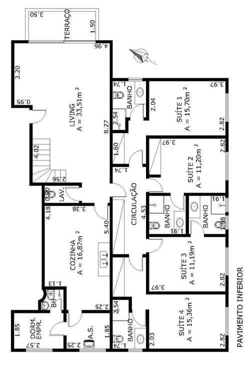 Apartamento à venda com 4 quartos, 167m² - Foto 7