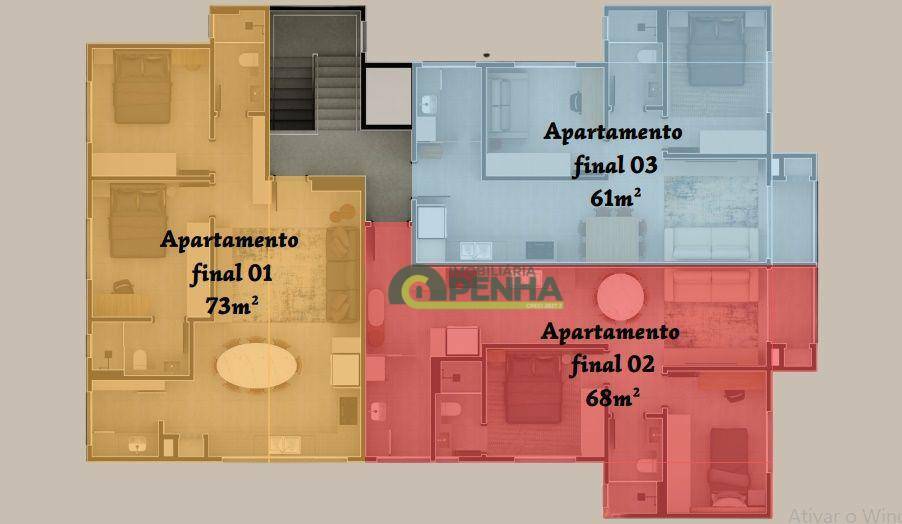 Apartamento à venda com 2 quartos, 75m² - Foto 11