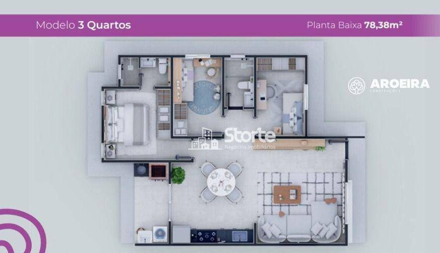 Casa de Condomínio à venda com 3 quartos, 71m² - Foto 25