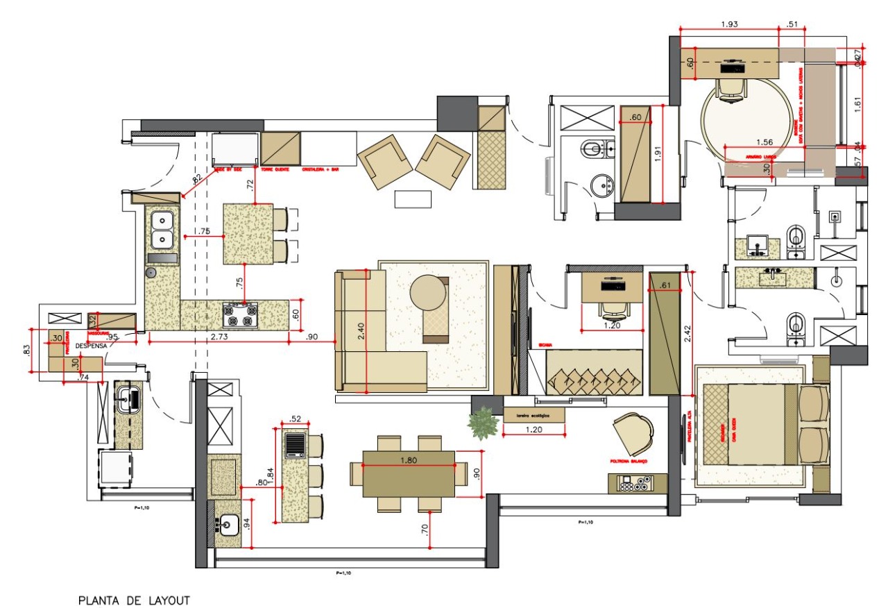 Apartamento à venda com 3 quartos, 115m² - Foto 6