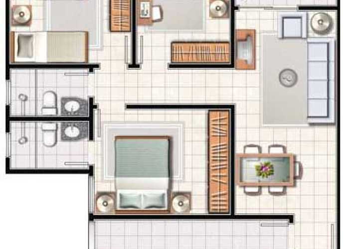 Apartamento à venda com 3 quartos, 133m² - Foto 5