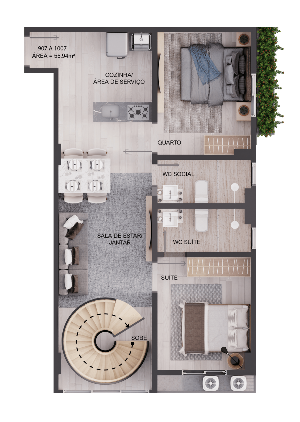 Apartamento à venda com 2 quartos, 11417m² - Foto 46