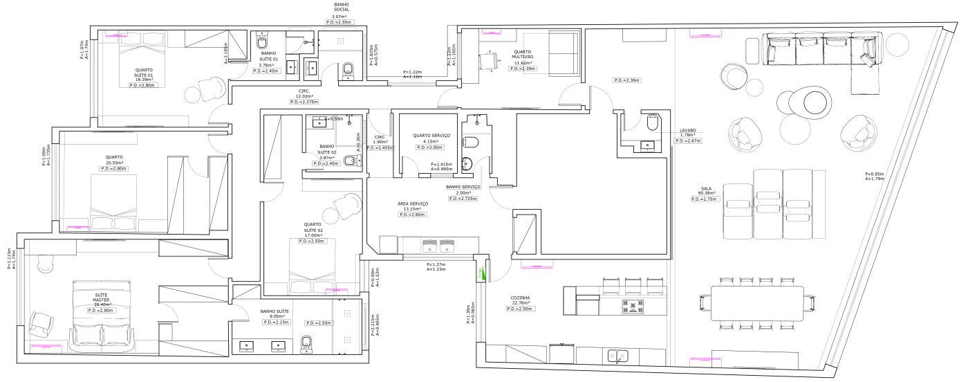 Apartamento à venda com 4 quartos, 330m² - Foto 24