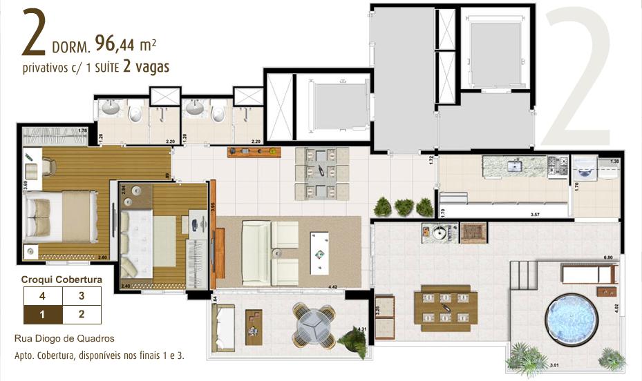 Apartamento à venda com 2 quartos, 95m² - Foto 8