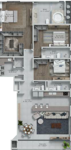 Apartamento à venda com 2 quartos, 9361m² - Foto 29