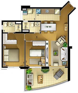 Apartamento à venda com 2 quartos, 77m² - Foto 11