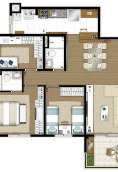 Apartamento à venda com 2 quartos, 67m² - Foto 8