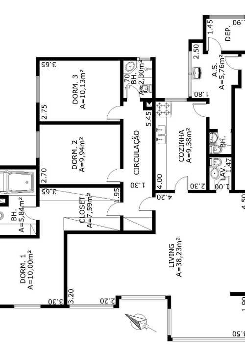 Apartamento à venda com 3 quartos, 126m² - Foto 6