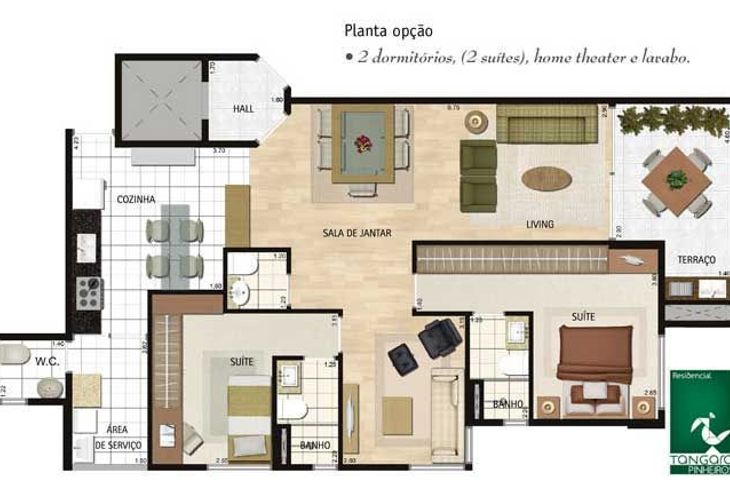 Apartamento à venda com 3 quartos, 103m² - Foto 6