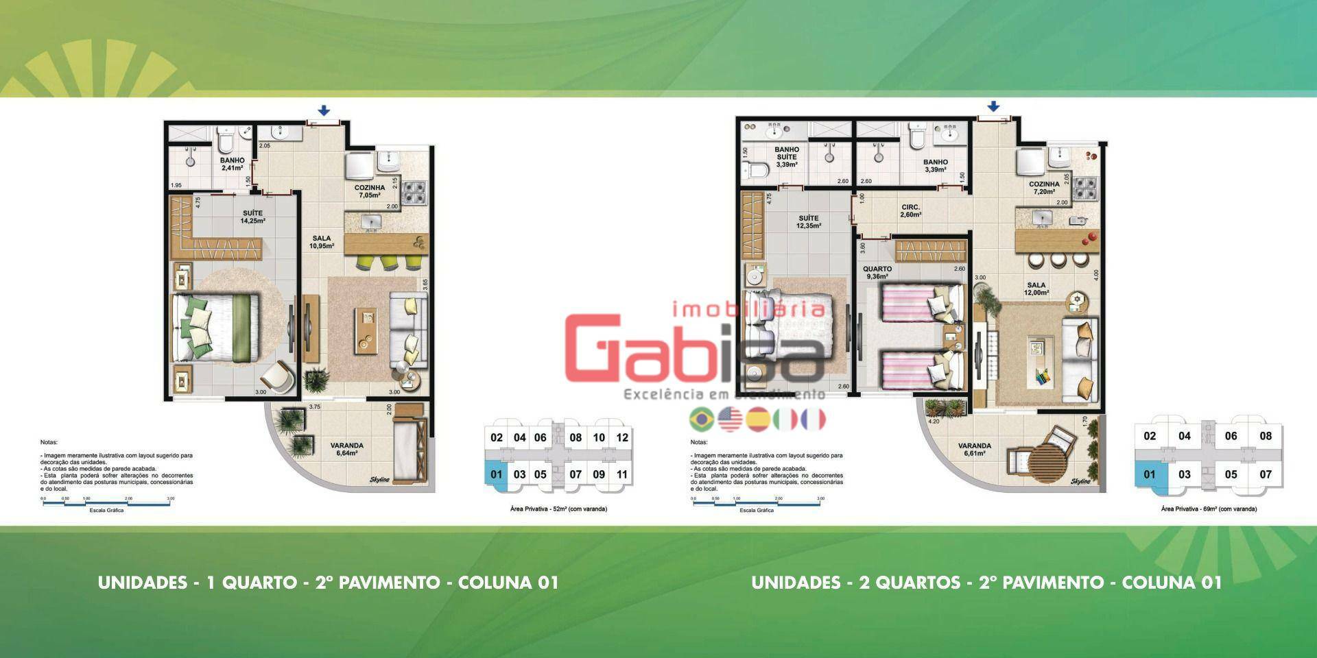 Apartamento à venda com 2 quartos, 68m² - Foto 19