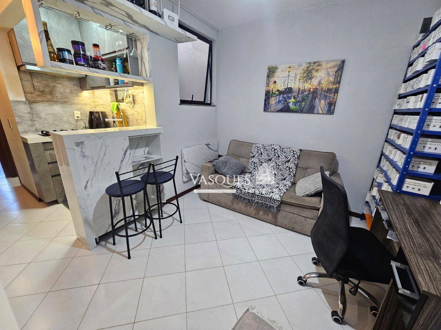 Apartamento à venda com 1 quarto, 35m² - Foto 2