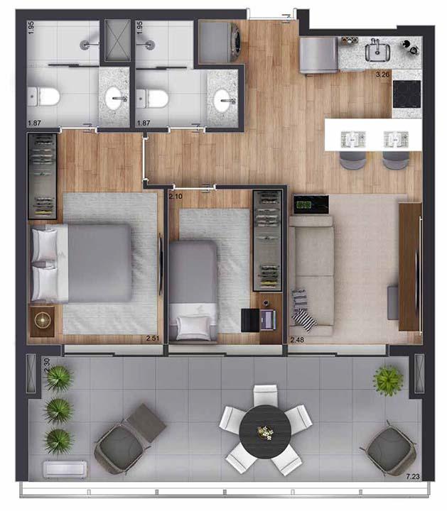 Apartamento à venda com 3 quartos, 39190m² - Foto 25