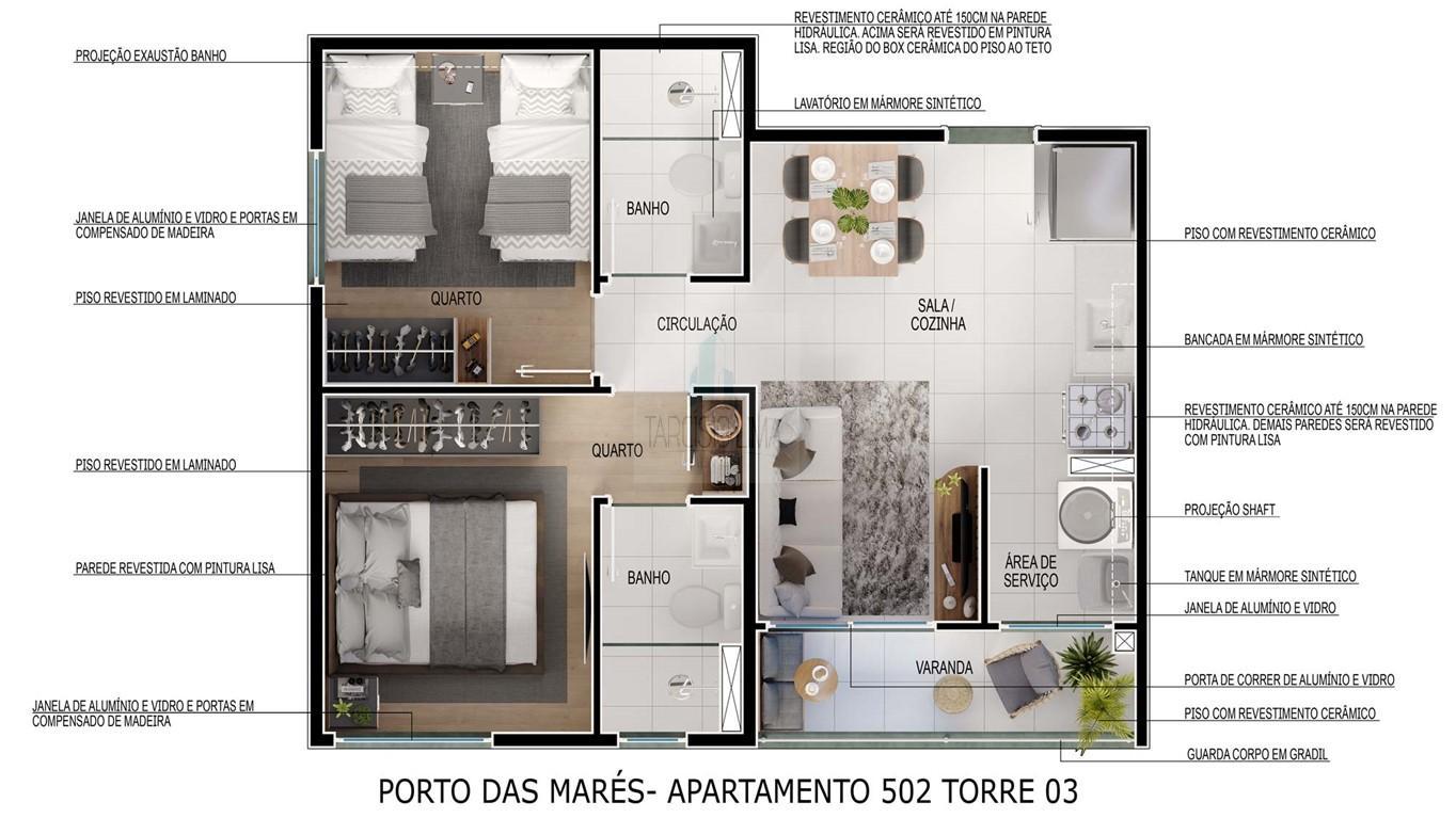 Apartamento à venda com 2 quartos, 45m² - Foto 23