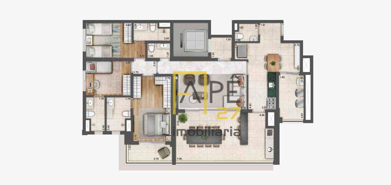 Apartamento à venda com 3 quartos, 86m² - Foto 25