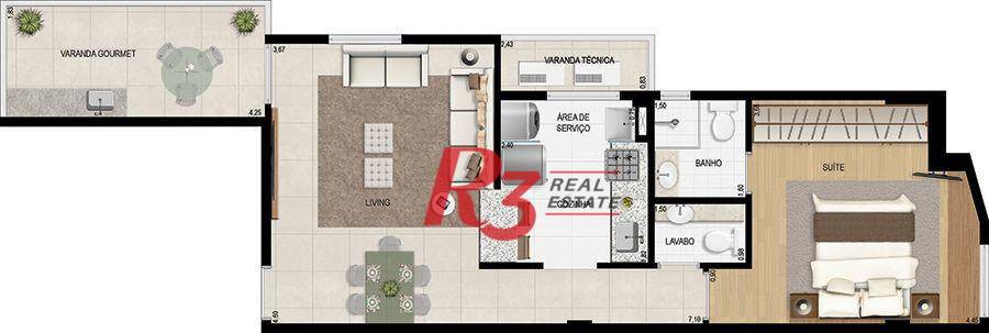 Apartamento à venda com 1 quarto, 59m² - Foto 44