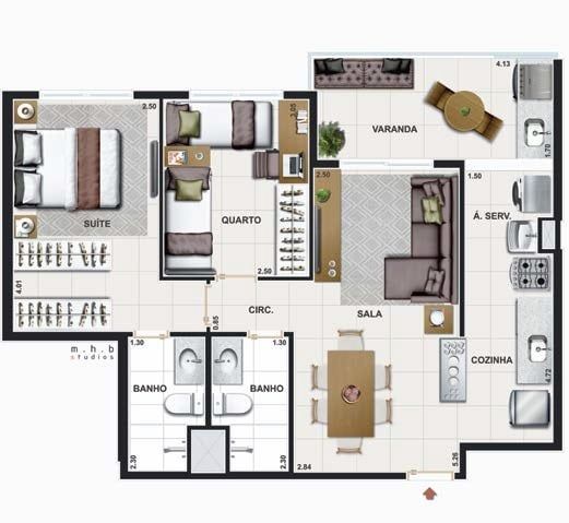 Cobertura à venda com 3 quartos, 138m² - Foto 46