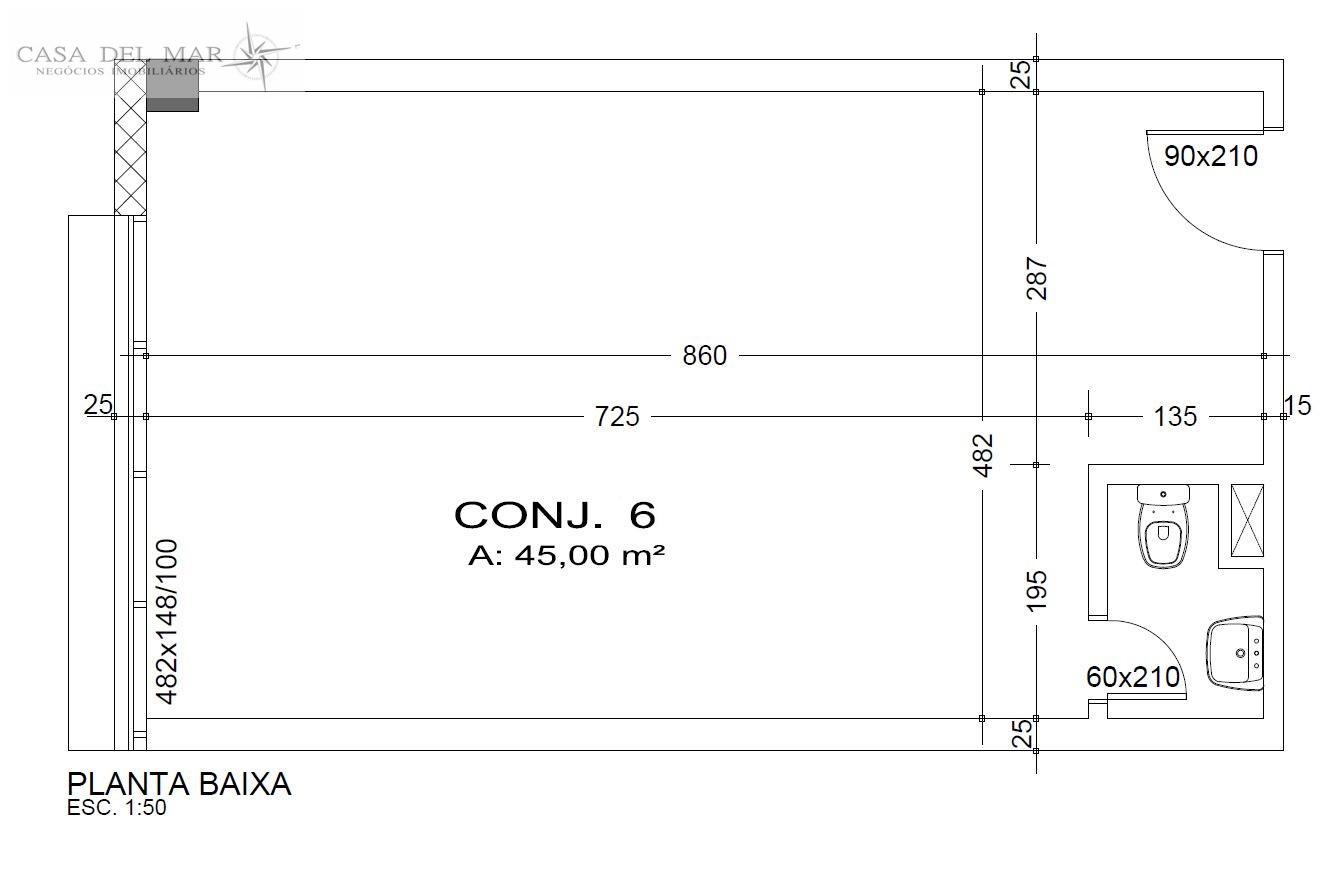 Conjunto Comercial-Sala à venda, 90m² - Foto 7