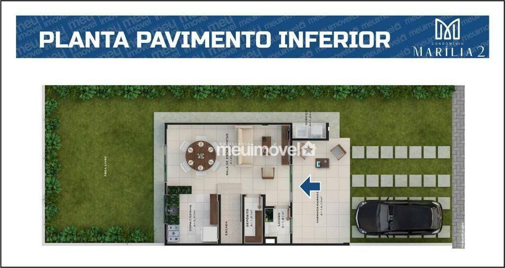 Casa de Condomínio à venda com 3 quartos, 108m² - Foto 4