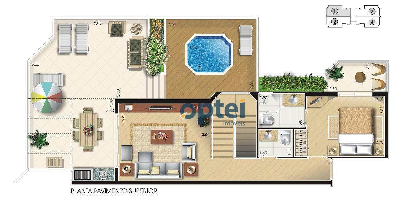 Cobertura à venda com 3 quartos, 171m² - Foto 3