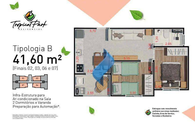 Apartamento à venda com 3 quartos, 69m² - Foto 20