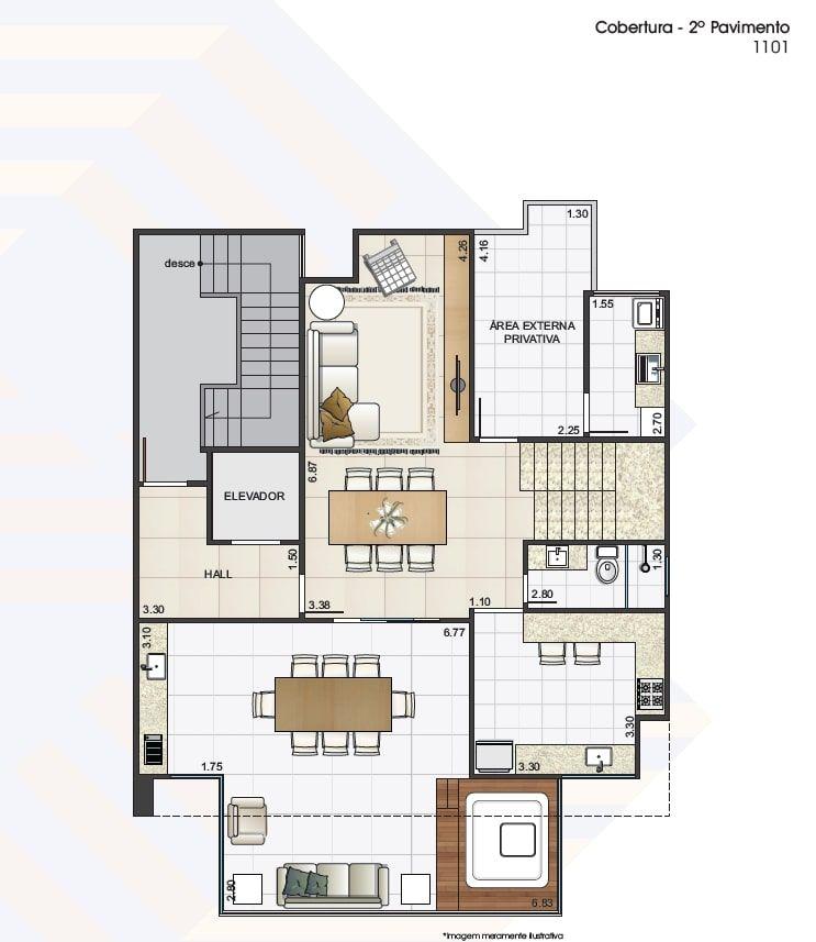 Cobertura à venda com 4 quartos, 208m² - Foto 7