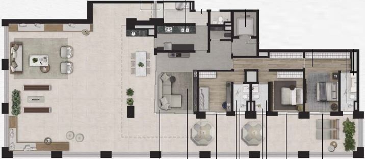 Apartamento à venda com 2 quartos, 135m² - Foto 16