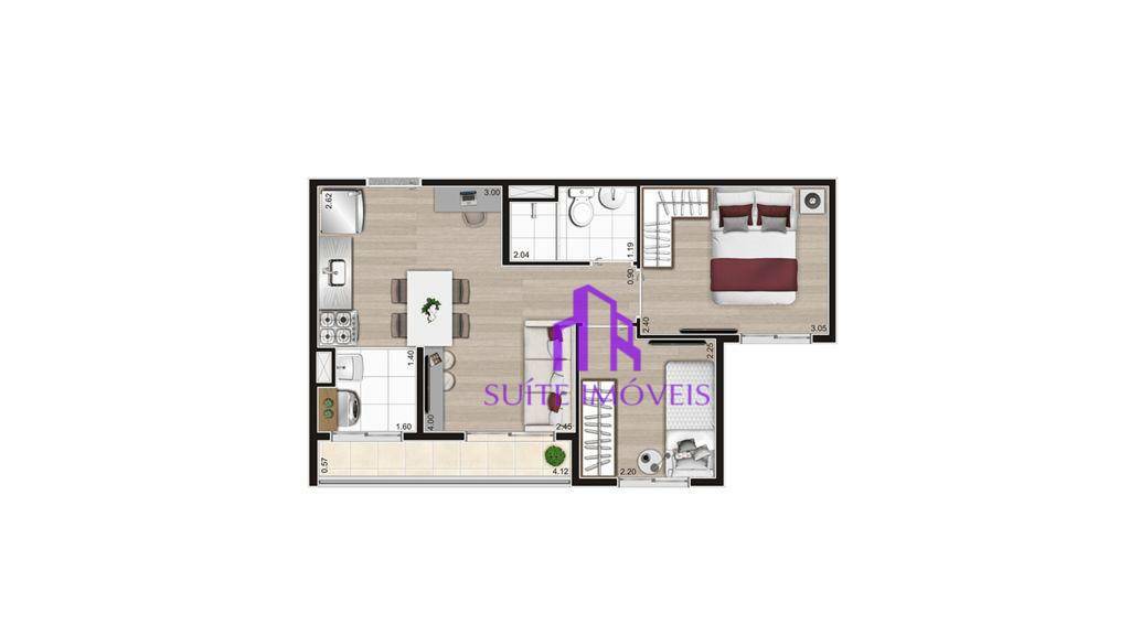 Apartamento à venda com 2 quartos, 38m² - Foto 22