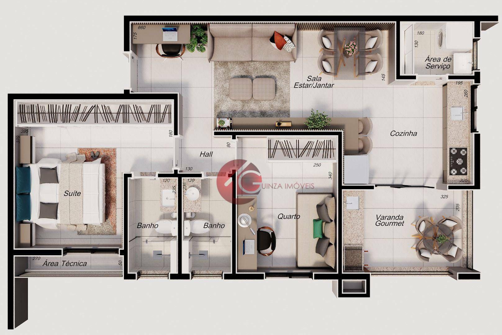 Apartamento à venda com 2 quartos, 72m² - Foto 5