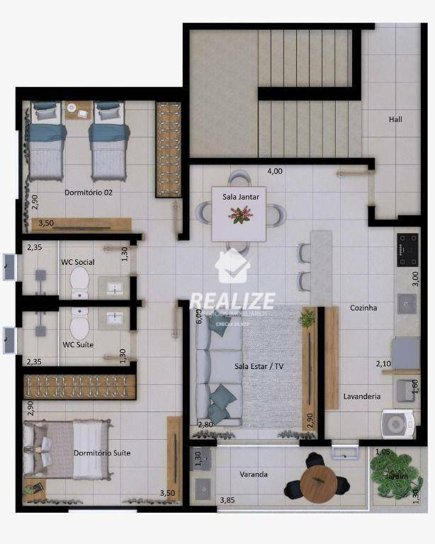 Apartamento à venda com 2 quartos, 71m² - Foto 5