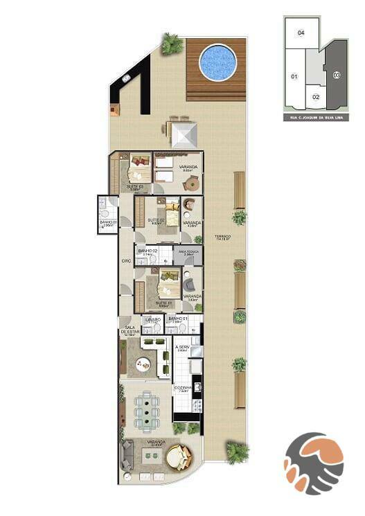 Apartamento à venda com 2 quartos, 88m² - Foto 50