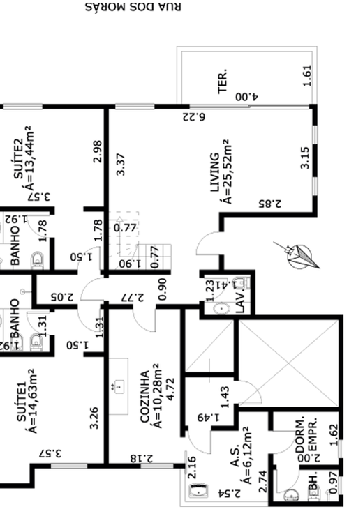 Apartamento à venda com 2 quartos, 121m² - Foto 3