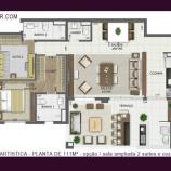 Apartamento à venda com 3 quartos, 111m² - Foto 3