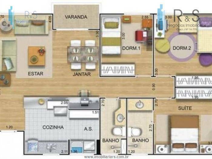 Apartamento à venda com 3 quartos, 83m² - Foto 8