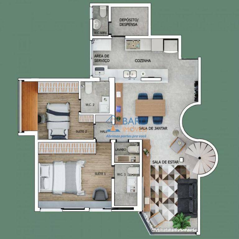 Cobertura à venda com 3 quartos, 175m² - Foto 10