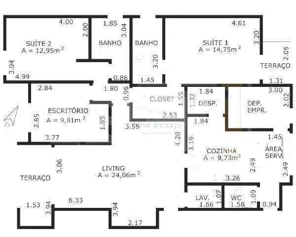 Apartamento à venda com 3 quartos, 126m² - Foto 29