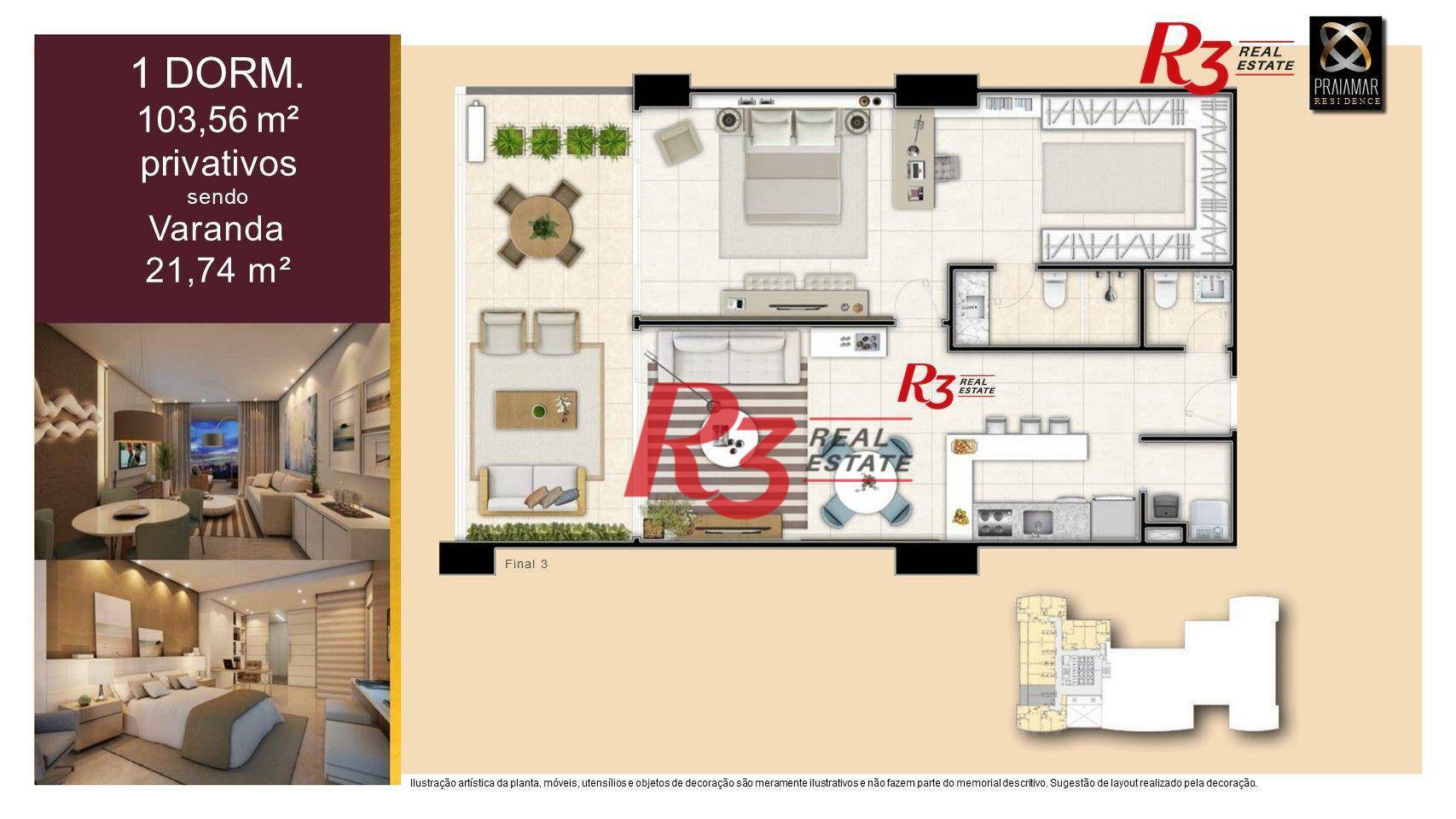 Apartamento à venda e aluguel com 1 quarto, 106m² - Foto 67